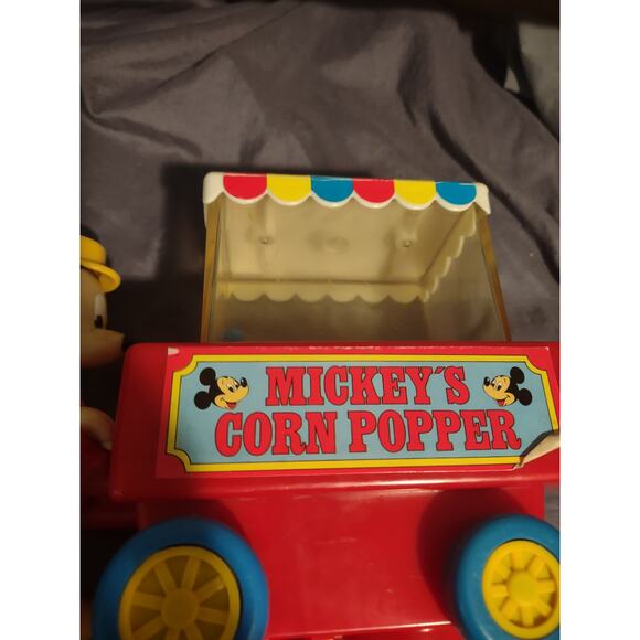 Vintage Mickey's Corn Popper Carnival Toy Plays Mary has a little lamb Nostalgia - Picture 3 of 7